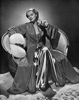 Celanese evening coat and dress, 1937 Celanese evening coat and dress, 1937