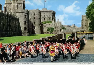 John Hinde Collection: A Ceremonial Occasion at Windsor Castle