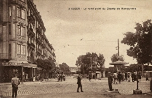 Champ de Manoeuvres Roundabout, Algiers, Algeria Champ de Manoeuvres Roundabout, Algiers, Algeria
