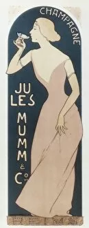 Maurice Gallery: Champagne Jules Mumm and Co (1894). Poster by