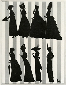 Changing silhouette of womens fashion between 1812 - 1912 Changing silhouette of womens fashion between 1812 - 1912