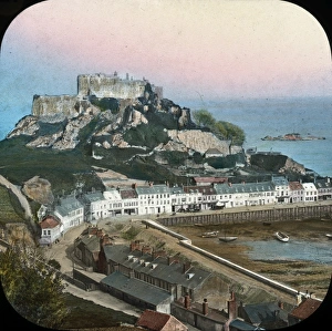 The Channel Islands - Mont Orgueil Castle The Channel Islands - Mont Orgueil Castle