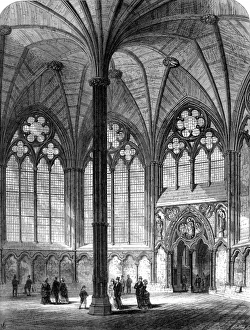 Chapter House of Westminster Abbey, London, 1873 Chapter House of Westminster Abbey, London, 1873