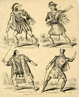 Four characters from Shakespeares Richard III Four characters from Shakespeares Richard III