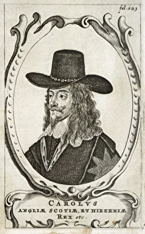 <b class=qtipBold><figcaption>Charles I Oval Border</figcaption></b><br>CHARLES I OF ENGLAND King of England, Scotland and Hibernia<br><em>© Mary Evans Picture Library</em> Charles I Oval Border