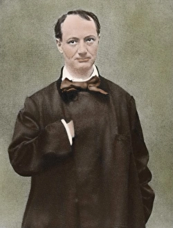 Charles Pierre Baudelaire (1821-1867). French poet Charles Pierre Baudelaire (1821-1867). French poet