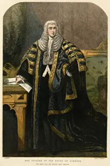 Prints of Sir CHARLES SHAW-LEFEVRE, viscount Eversley Lawyer and statesman, Speaker of the House of Commons in 1857 Date: 1794 - 1888 Politic Prints: Charles Shaw-Lefevre Print, Viscount Eversley (1794-1888)