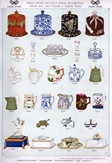Cheese Covers, Egg Cups, Pots and Jugs, Plate 38 Cheese Covers, Egg Cups, Pots and Jugs, Plate 38