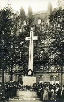 The Chelsea War Memorial - Sloane Square, London Date: circa 1919