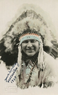Chief Oskenonton, Mohawk tribe, Canada Chief Oskenonton, Mohawk tribe, Canada