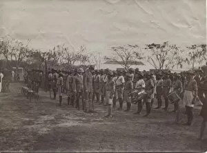 Chief Scout at inspection, Ghana, West Africa