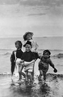 Children at the seaside