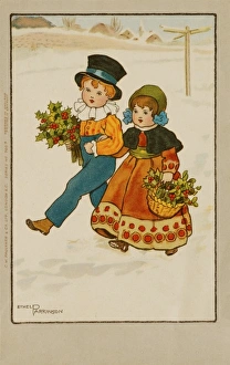 Children in the Snow by Ethel Parkinson Children in the Snow by Ethel Parkinson