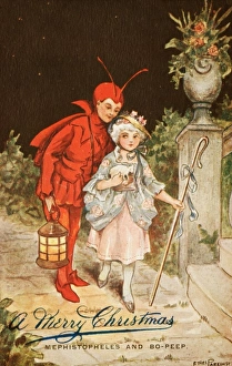 Childrens Carnival Mephistopheles and Bo-peep Childrens Carnival Mephistopheles and Bo-peep