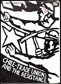 Images Dated 11th January 2018: Chilean Trade Unions - Workers with tools
