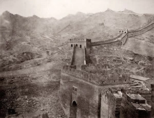 Orient Gallery: China c.1880s - Great Wall of China top of the Nankow Pass