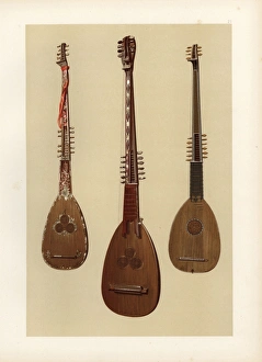 Three chitarroni (theorbo or bass lute) Three chitarroni (theorbo or bass lute)