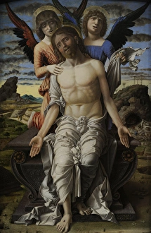 Christ as the Suffering Redeemer, 1495-1500, by Andrea Mante Christ as the Suffering Redeemer, 1495-1500, by Andrea Mante
