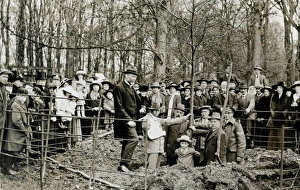 Christening 1918 Tree Planting Proxy Godfathers group Christening 1918 Tree Planting Proxy Godfathers group
