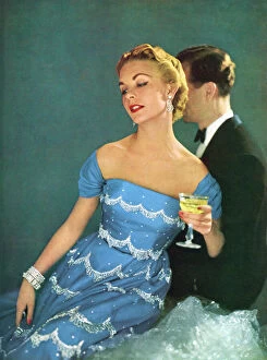 Images Dated 28th June 2011: Christian Dior dress, 1953