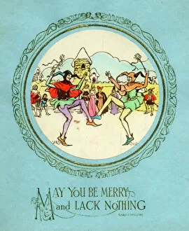 Watching Collection: Christmas card, Shakespearean jesters