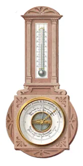 Christmas card in the shape of a barometer Christmas card in the shape of a barometer