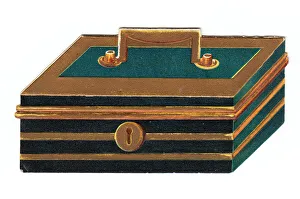 Christmas card in the shape of a money box Christmas card in the shape of a money box