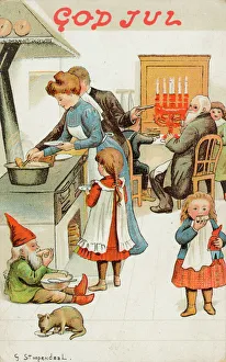 Christmas Cookery C1905