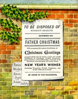 <b class=qtipBold><figcaption>Christmas Greetings</figcaption></b><br>Christmas Greetings, 1888 Date: 1888<br><em>© Mary Evans / National Archives</em> Christmas Greetings