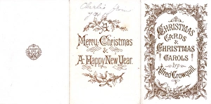 Christmas and New Year card with holly and mistletoe Christmas and New Year card with holly and mistletoe