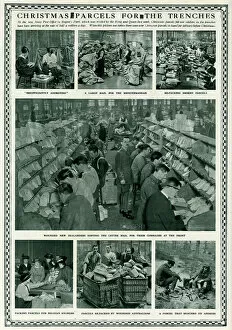 Rooms Gallery: Christmas parcels for the trenches 1916
