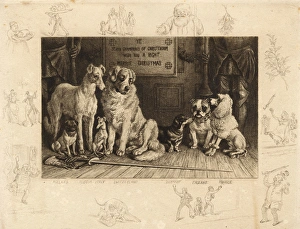 Christmas print - Frank Paton - Champions of Christendom Christmas print - Frank Paton - Champions of Christendom