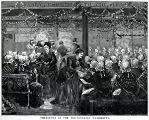 Images Dated 23rd March 2016: Christmas at the Whitechapel Workhouse
