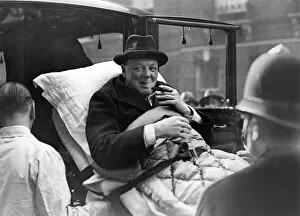 Ambulance Collection: Churchill taken ill, 1932