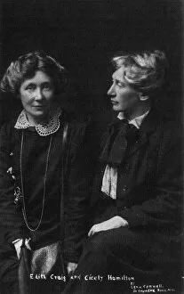 Cicely Hamilton and Edith Craig, suffragettes