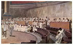 Cicero Speaks in Senate