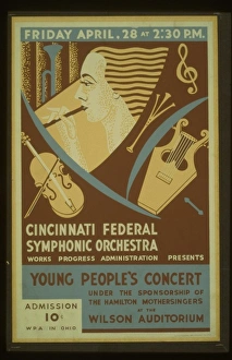Cincinnati Federal Symphonic Orchestra, Works Progress Admin Cincinnati Federal Symphonic Orchestra, Works Progress Admin