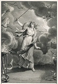 <b class=qtipBold><figcaption>Circe does Magic</figcaption></b><br>doing magic with spirits and serpents<br><em>© Mary Evans Picture Library</em> Circe does Magic