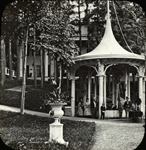 Circular Pavilion or bandstand - NY State, USA Circular Pavilion or bandstand - NY State, USA