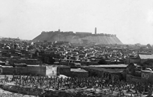 Citadel of Aleppo in the middle of the city, Syria Citadel of Aleppo in the middle of the city, Syria