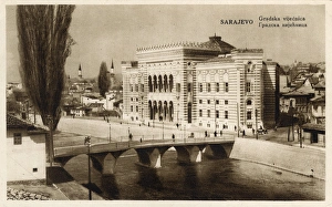 The City Hall, Sarajevo - Bosnia and Herzegovina The City Hall, Sarajevo - Bosnia and Herzegovina
