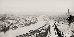 City of Rouen from across River Seine City of Rouen from across River Seine