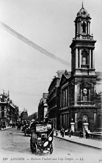 Belltower Gallery: City Temple Church and Holborn Viaduct, City of London
