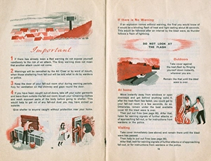 Civil Defence Handbook, warnings continued Civil Defence Handbook, warnings continued