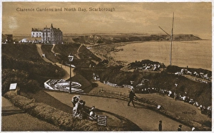 Clarence Gardens and North Bay, Scarborough, North Yorkshire Clarence Gardens and North Bay, Scarborough, North Yorkshire