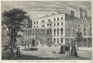 Duke Of Edinburgh Prints: Clarence House London Exterior Print