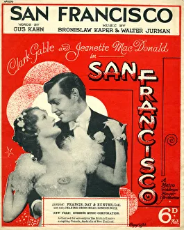 Clark Gable and Jeanette MacDonald in San Francisco Clark Gable and Jeanette MacDonald in San Francisco