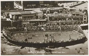 Cliftonville Bathing Pool from the air - Margate, Kent Cliftonville Bathing Pool from the air - Margate, Kent