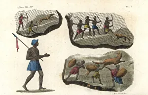 Clothes and weapons of the natives of Ethiopia Clothes and weapons of the natives of Ethiopia