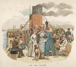 Clyde River Scotland Prints: Clyde Excursionists